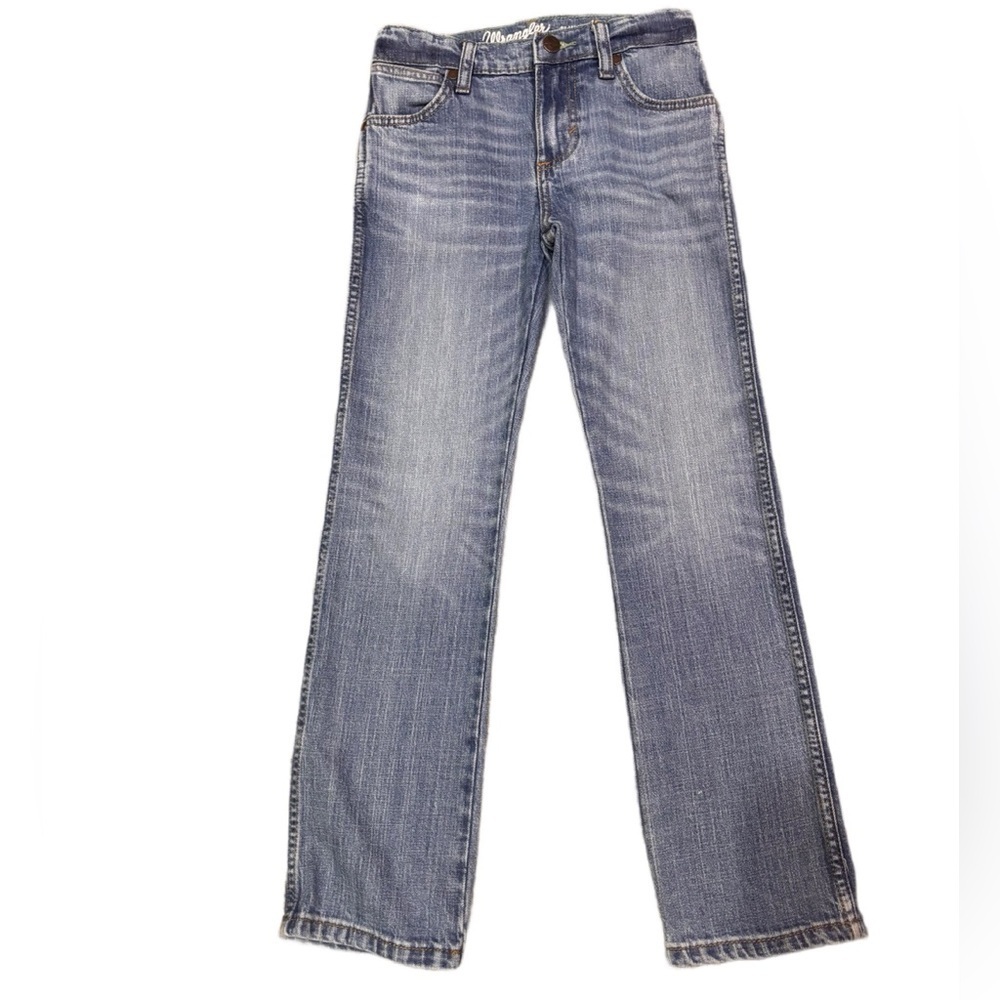 Size 10 Wrangler Classic Slim Straight Jeans Kids Western Rodeo